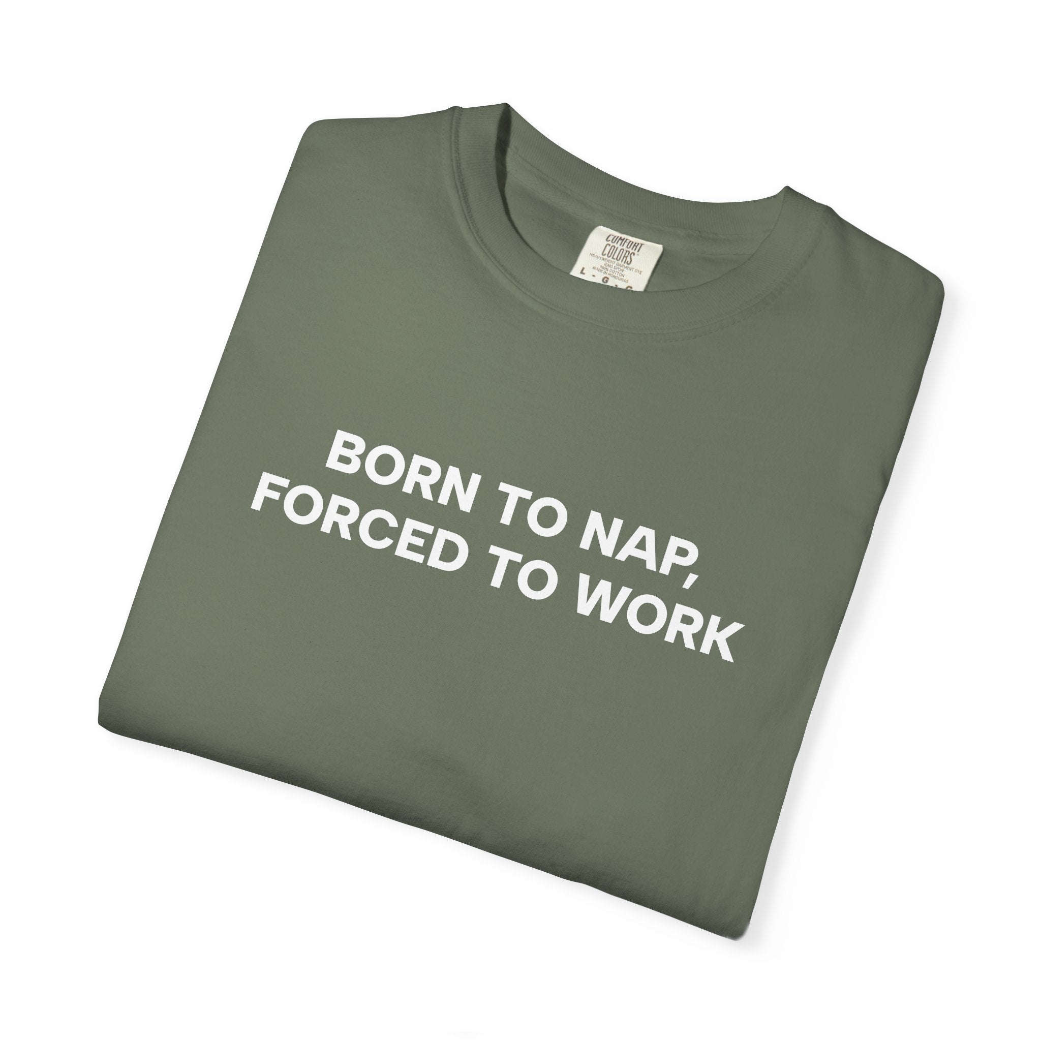 T-Shirt Uomo Bambino Neonato Born To Shoot Forced To Work - 100% Cotone, Manica Corta, Girocollo, Personalizzata Danza In Vetrina